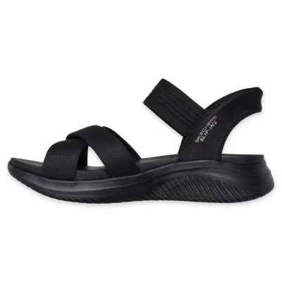 Skechers 119975 Ultra Flex 3.0 Never Vegan Siyah Kadın Sandalet - 4