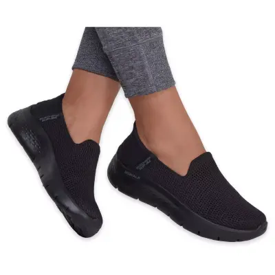 Skechers 124963Z Go Walk Flex Relish Siyah Kadın Spor Ayakkabı - 3