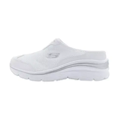 Skechers 12714Tk Fashion Fit Memory Foam Beyaz Kadın Terlik 