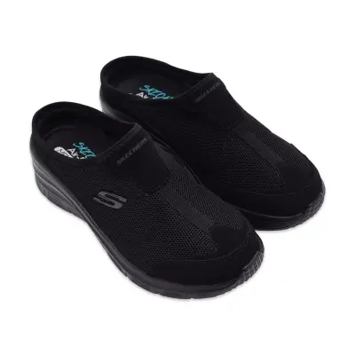 Skechers 12714Tk Fashion Fit Memory Foam Siyah Kadın Terlik - 3