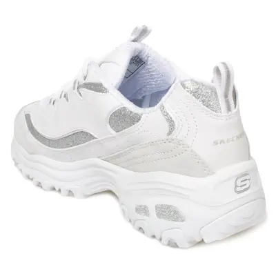 Skechers 13155 Z D'lites-Glimmer Eve Beyaz Kadın Spor Ayakkabı - 4
