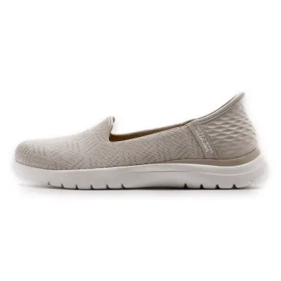 Skechers 138182 On The Go Flex Clover Slip-Ins Yürüyüş Bej Kadın Spor Ayakkabı - 2