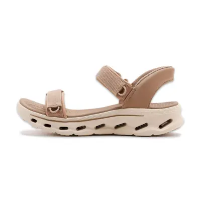 Skechers 141267 Go Walk Glide-Step 2.0 Sandal Bej Kadın Sandalet 