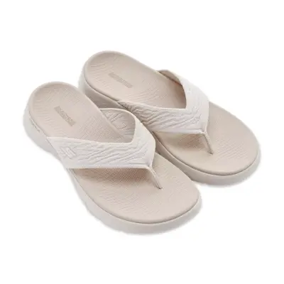 Skechers 141404 Go Walk Flex Sandal Splendor Parmak Arası Pudra Kadın Terlik - 3