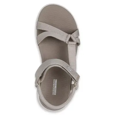 Skechers 141451Z Go Walk Flex Sandal- Sublime Bej Kadın Sandalet - 3