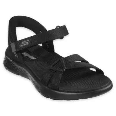 Skechers 141481Z Go Walk Flex Sandal Illuminate Siyah Kadın Sandalet 