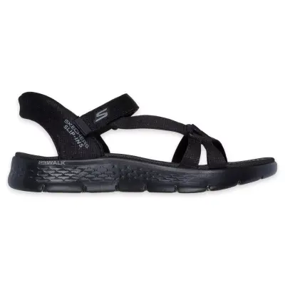 Skechers 141481Z Go Walk Flex Sandal Illuminate Siyah Kadın Sandalet - 2