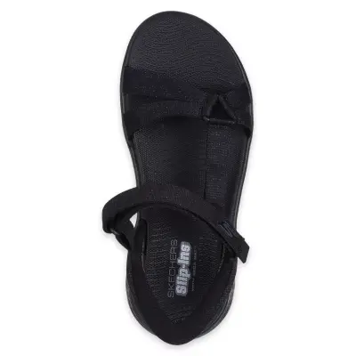 Skechers 141481Z Go Walk Flex Sandal Illuminate Siyah Kadın Sandalet - 3