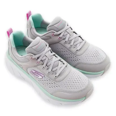 Skechers 150093Z Dlux Walker 2.0-Daisy Gri Kadın Spor Ayakkabı - 1