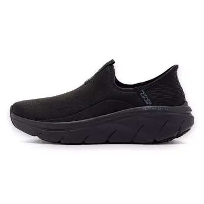Skechers 150099 D'lux Walker 2.0 Slip-Ins Vegan Günlük Siyah Kadın Spor Ayakkabı - 2