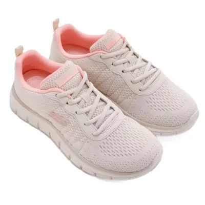 Skechers 150141Tk Track Staple Footwear Bej Kadın Spor Ayakkabı 