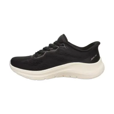Skechers 150338 Arch Fit 2.0 Bold Motion Slip Ins Vegan Siyah Kadın Spor Ayakkabı - 7