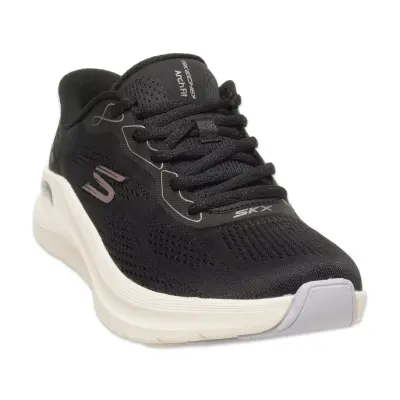 Skechers 150338 Arch Fit 2.0 Bold Motion Slip Ins Vegan Siyah Kadın Spor Ayakkabı - 8