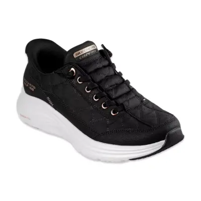 Skechers 150413 Contour Foam Golden Hour Slip-Ins Siyah Kadın Spor Ayakkabı - 3