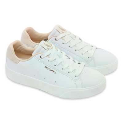 Skechers 185535 Belmont-Alluring Charm Sneakers Beyaz Kadın Spor Ayakkabı - 4