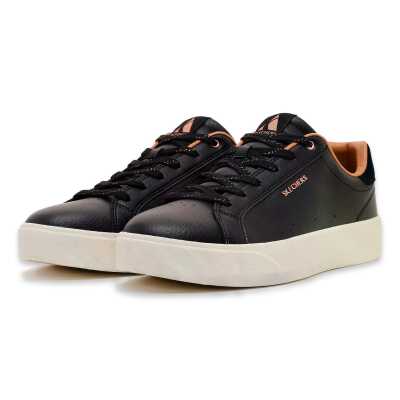 Skechers 185535 Belmont-Alluring Charm Sneakers Siyah Kadın Spor Ayakkabı - 3