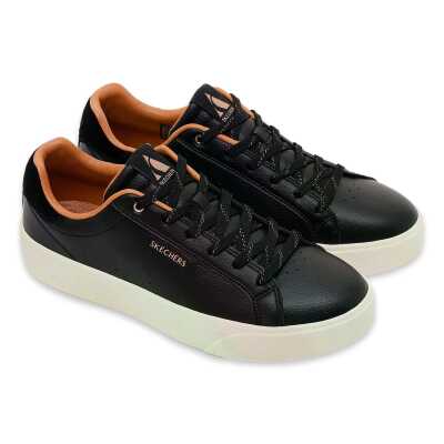 Skechers 185535 Belmont-Alluring Charm Sneakers Siyah Kadın Spor Ayakkabı - 4