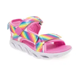 Skechers 20218K Hypno-Flash Rainbowlights Pembe Çocuk Sandalet - 1