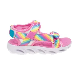 Skechers 20218K Hypno-Flash Rainbowlights Pembe Çocuk Sandalet - 2