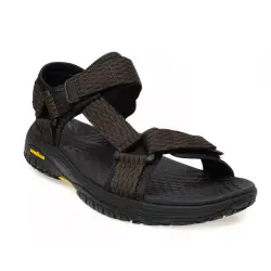 Skechers 204351-M Lomell Rip Tide Kahverengi Erkek Sandalet 