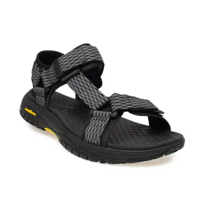Skechers 204351-M Lomell Rip Tide Siyah Erkek Sandalet - 1