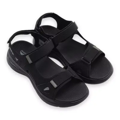 Skechers 229064 Go Walk Arch Fit Sandal-Mission Ii Siyah Erkek Sandalet - 1