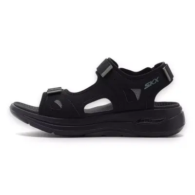 Skechers 229064 Go Walk Arch Fit Sandal-Mission Ii Siyah Erkek Sandalet - 2