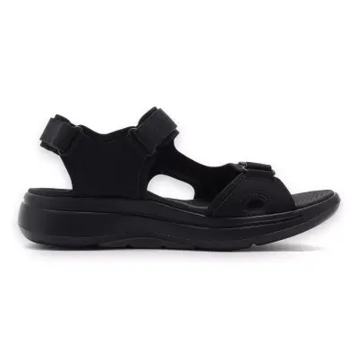 Skechers 229064 Go Walk Arch Fit Sandal-Mission Ii Siyah Erkek Sandalet - 3