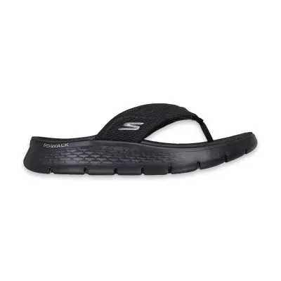 Skechers 229214 Go Walk Flex Sandal Maverick Parmak Arası Siyah Erkek Terlik 