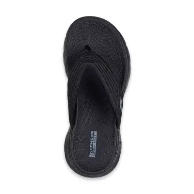 Skechers 229214 Go Walk Flex Sandal Maverick Parmak Arası Siyah Erkek Terlik - 3