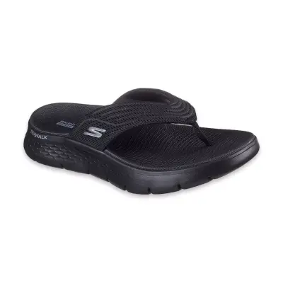 Skechers 229214 Go Walk Flex Sandal Maverick Parmak Arası Siyah Erkek Terlik - 4