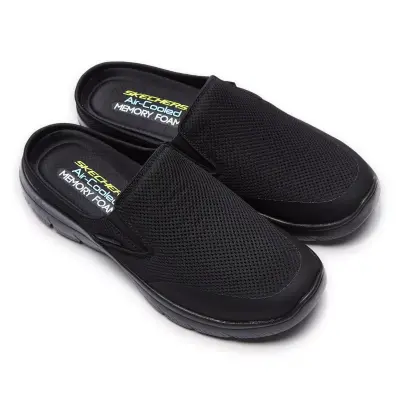 Skechers 232296Tk M Summits Önü Kapali Siyah Erkek Terlik - 1