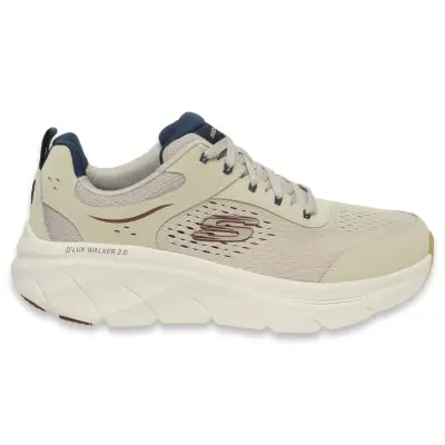 Skechers 232715 D'lux Walker Durven Bej Erkek Spor Ayakkabı - 2