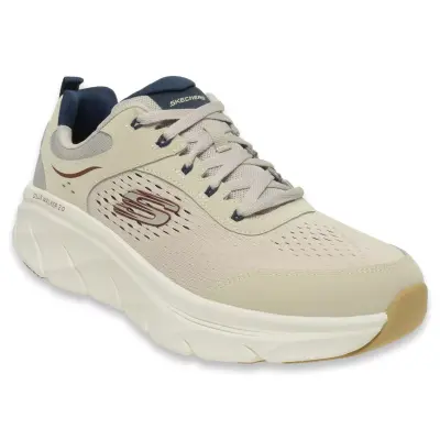 Skechers 232715 D'lux Walker Durven Bej Erkek Spor Ayakkabı - 1