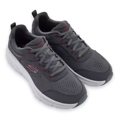 Skechers 232715 Dlux Walker Durven Kırmızı Erkek Spor Ayakkabı 