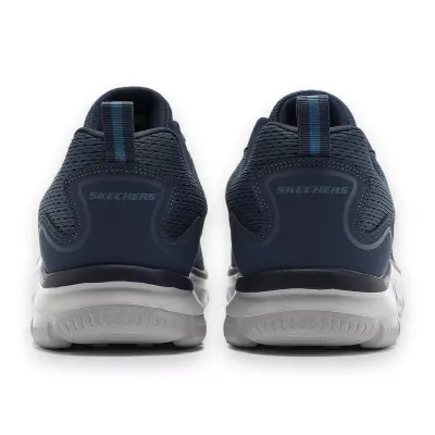 Skechers 232758Tk Track-Leshur Air Cooled Memory Foam Mavi Erkek Spor Ayakkabı - 4