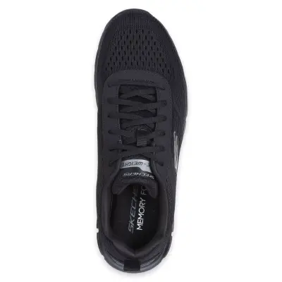 Skechers 232758Tk Track-Leshur Air Cooled Memory Foam Siyah Erkek Spor Ayakkabı - 4