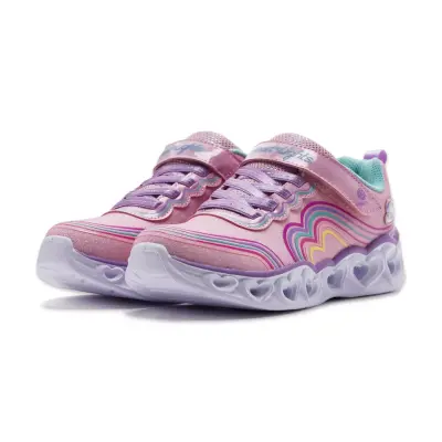 Skechers 302689 Heart Lights Retro Hearts Pembe Kız Çocuk Spor Ayakkabı - 1
