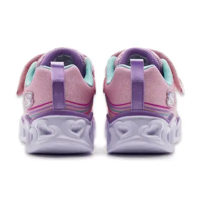 Skechers 302689 Heart Lights Retro Hearts Pembe Kız Çocuk Spor Ayakkabı - 4