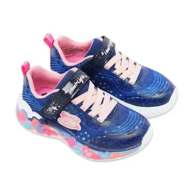 Skechers 302696 Eternal Heart Lights Işikli Lacivert Çocuk Spor Ayakkabı - 4