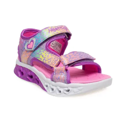 Skechers 302967L S Lights Flutter Hearts Mavi Kız Çocuk Sandalet - 1