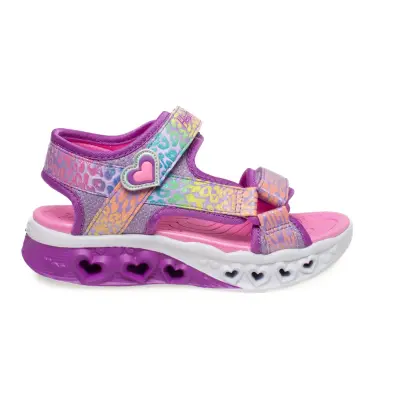 Skechers 302967L S Lights Flutter Hearts Mavi Kız Çocuk Sandalet - 2
