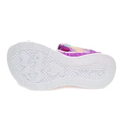 Skechers 302967L S Lights Flutter Hearts Mavi Kız Çocuk Sandalet - 5