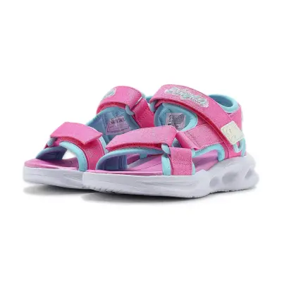 Skechers 303024L S Lights Sola Glow Sandal Pembe Kız Çocuk Sandalet - 3