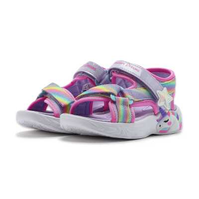 Skechers 303107 N S Lights Unicorn Dreams Sandal-Dreamy Unicorns Sandal Mavi Kız Çocuk San - 3