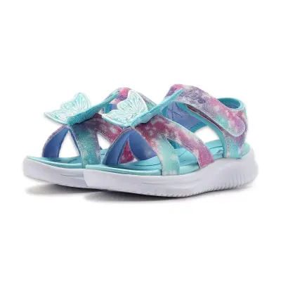 Skechers 303109N Jumpsters Sandal Butterfly Brites Açık Mavi Kız Çocuk Sandalet - 3