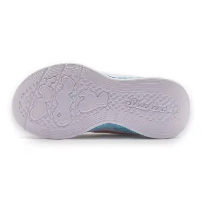 Skechers 303253 N Flutter Heart Lights Groovy Swirl Günlük Beyaz Kız Çocuk Spor Ayakkabı - 5