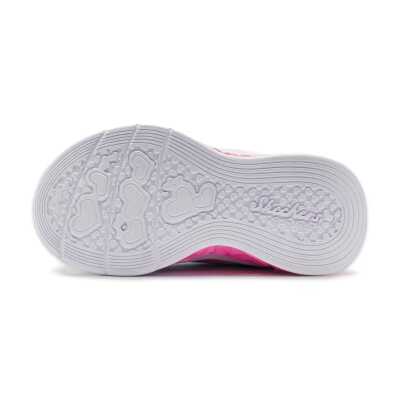 Skechers 303253 N Flutter Heart Lights Groovy Swirl Günlük Mor Kız Çocuk Spor Ayakkabı - 4