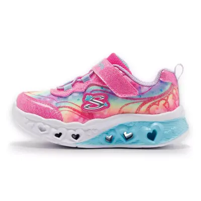 Skechers 303253 N Flutter Heart Lights Groovy Swirl Günlük Pembe Kız Çocuk Spor Ayakkabı - 2