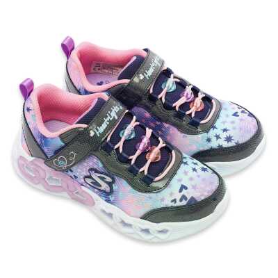 Skechers 303261L Infinite Heart Lights Heart Jewels Günlük Lacivert Çocuk Spor Ayakkabı - 3